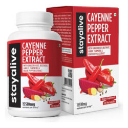 Stay Alive Pimenta Caiena 8000mg, Gengibre 1500mg, Alho 1500