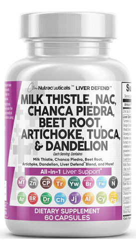 Nutracêuticos Limpos Cardo Mariano 3000mg Nac Chanca Piedra - Imagem 7