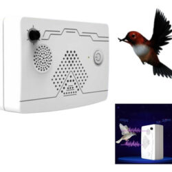 Repelente Ultrassônico De Pássaros Recarregável Usb
