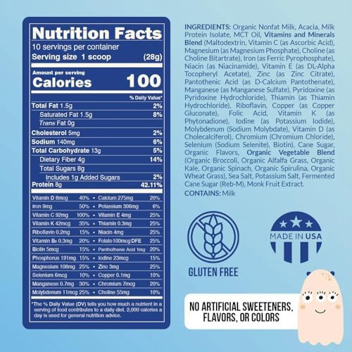 Vanilla Kids Daily Essentials, Batido De Proteína Infantil F - Imagem 3