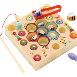 Montessori De Madeira Braçadeira De Pesca Jogar Jogamento