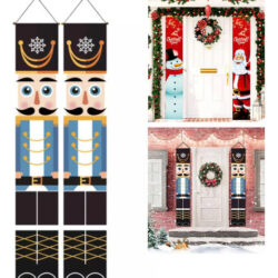Bandeira Do Quebra-nozes Da Decoração Do Natal Para A Porta