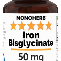 Bisglicinato De Ferro 50 Mg - 90 Cápsulas Vegetarianas