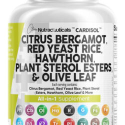 Nutracêuticos Limpos Citrus Bergamota 3000mg Levedura De Arr