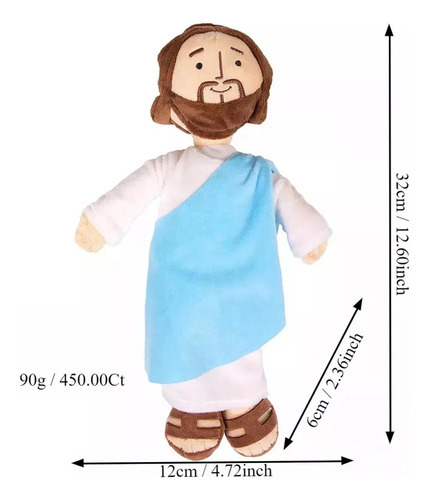 Boneca De Pelúcia Jesus My Friend Jesus 2024 - Imagem 2