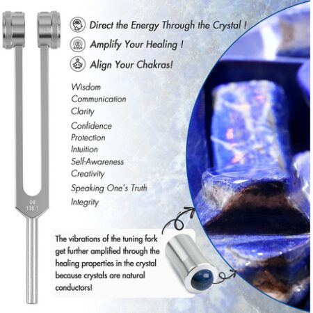 Conjunto De Diapasões De 528 Hz Para Cura De Chakras Om136,1 - Imagem 3