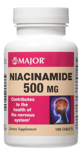 Suplemento Dietético Genérico Principal De Niacina 500 Mg De