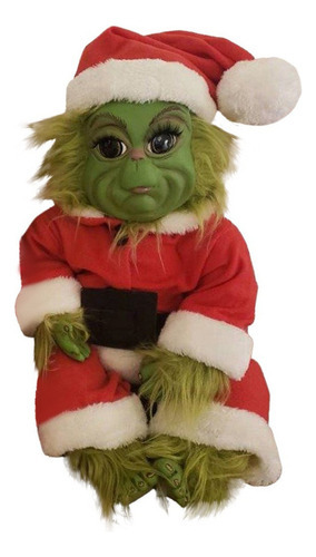 20cm Natal Grinch Látex Brinquedo Boneca De Pelúcia 20cm Pre