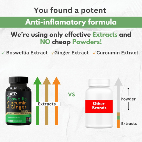 Extratos De Gengibre De Curcumina De Boswellia - Suplemento - Imagem 2