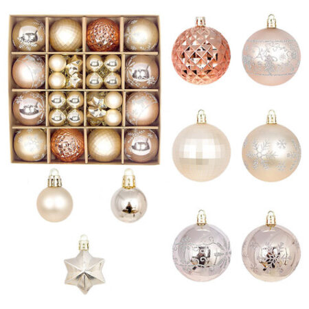 44 Bolas Penduradas Coloridas Para Árvore De Natal, Suprimen - Imagem 13