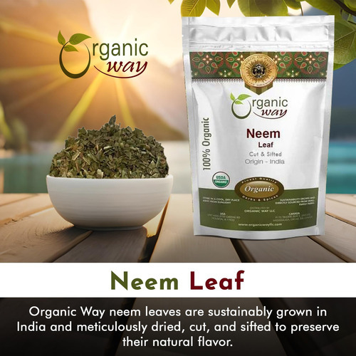 Folha De Neem De Forma Orgânica Cortada E Peneirada | Chá De - Imagem 2
