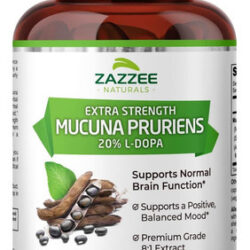 Extrato De Mucuna Pruriens 8:1 De Força Extra Zazzee, Mínimo