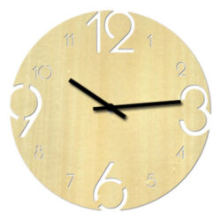 Relógio De Parede European Wood Watch Modern Design Home Dec
