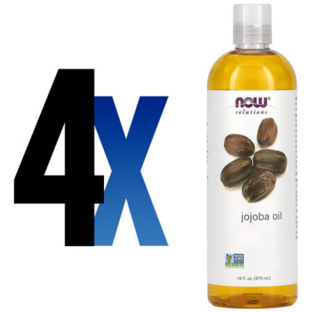 Óleo De Jojoba Now Foods 473 Ml Puro Importado 4un - Imagem 2