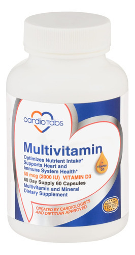 Multivitamínico Cardiotabs - Suplementos Para Coração E Imu
