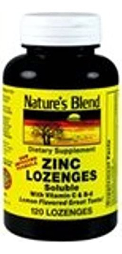 Natures Blend Pastilhas De Zinco Limão 120 Ct