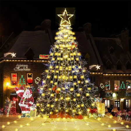 Decoração Solar De Natal Led Strip Light Enfeites De Árvore — foto 8
