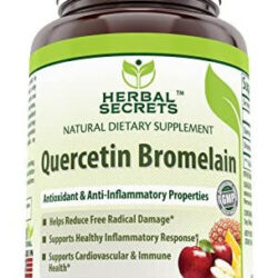 Herbal Secrets Quercetina 800mg Com Bromelaína 165mg, Suplem