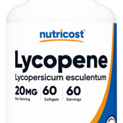 Suplemento Nutricost Lycopene 20mg 60 Cápsulas Gelatinosas S