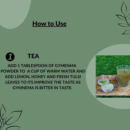 Gymnema Powder Usda Organic (gymnema Sylvestre Leaf Powder) - Imagem 3