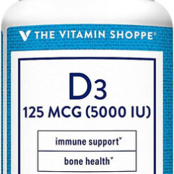 Vitamina D3-5.000 Ui (100 Cápsulas Gelatinosas)