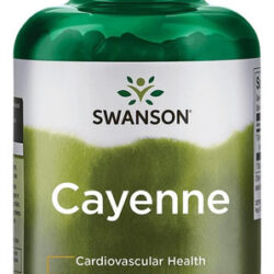 Swanson Cayenne - Suplemento De Ervas Que Promove Suporte À