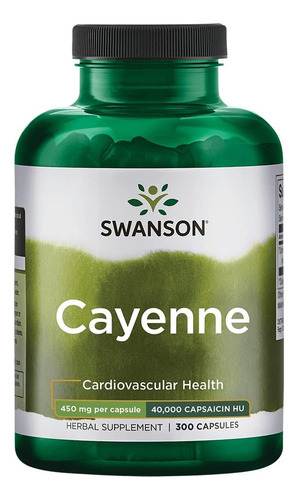 Swanson Cayenne - Suplemento De Ervas Que Promove Suporte À