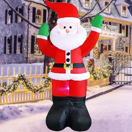 Decorações De Natal De 1,8 M Led Inflável Papai Noel - Imagem 19