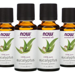 Óleo De Eucalipto 30ml Now Foods Essenciais 100% Puro 4un