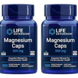 Life Extension Cápsulas De Magnésio, 500 Mg, Óxido De Magnés