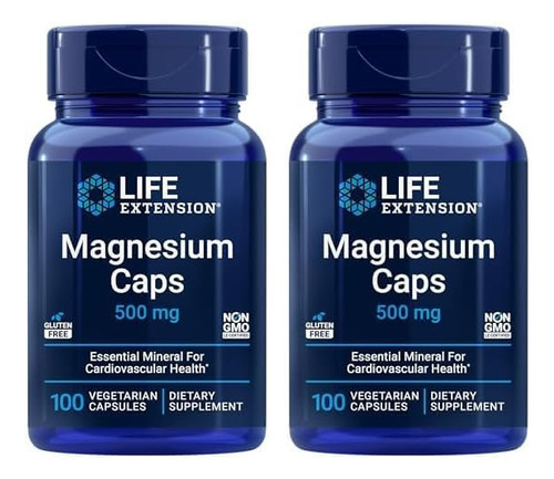 Life Extension Cápsulas De Magnésio, 500 Mg, Óxido De Magnés
