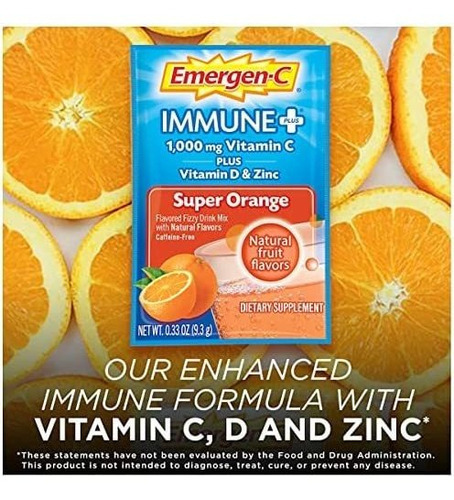 Vitamina C Emergen-c 1000 Mg 30 Unidades - Imagem 3