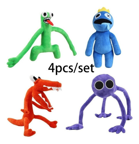 // 2023 4 Peças Roblox Rainbow Friends Boneco Peluche - Imagem 2