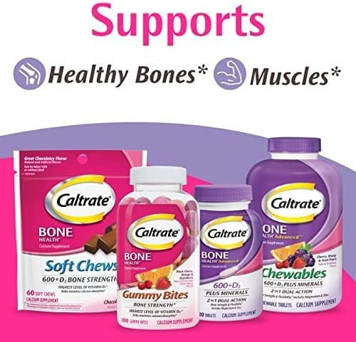 Caltrate 600 Plus D3 Plus Minerals Cálcio E Comprimidos De S - Imagem 7