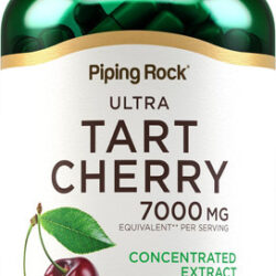 Cápsulas De Extrato De Cereja Piping Rock Tart 7000 Mg | Co