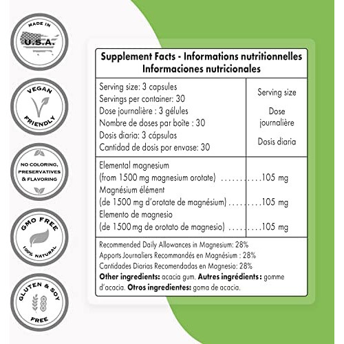 Supersmart - Orotato De Magnésio 1500 Mg Por Dia - Relaxante - Imagem 3