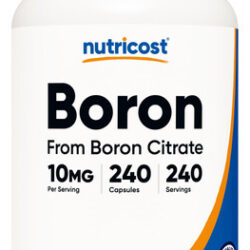 Suplemento Nutricost: Cápsulas De Boro, 10 Mg, 240 Porções