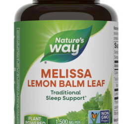 Natures Way Premium Herbal Melissa Lemon Balm Leaf, 1.500 M