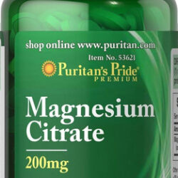 Puritans Pride Citrato De Magnésio 200mg