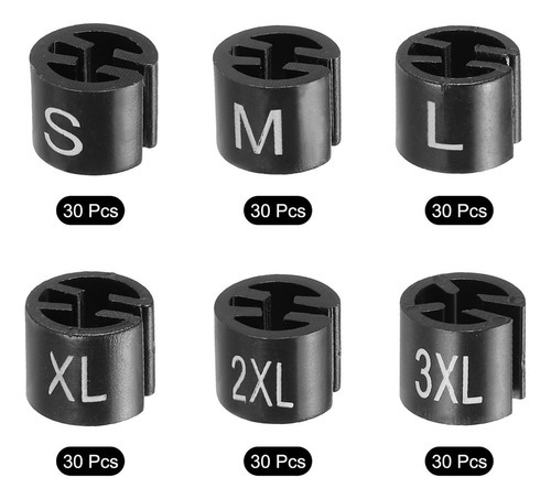 Marcador De Cabide De Tamanho 180 Preto Para Haste De 3,5 Mm - Imagem 2