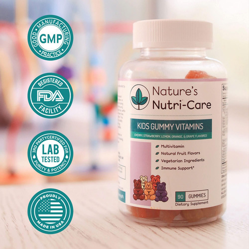 Natures Nutri-care Kids Gummy Vitamins - Gomas Multivitamíni - Imagem 4