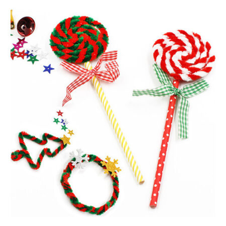 100 Peças De Pipas Limpia Para Decoração De Natal Artesanal - Imagem 8