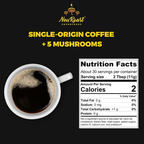 Café Orgânico Suíço Descafeinado Com Cogumelos Moídos Da Neu - Imagem 7