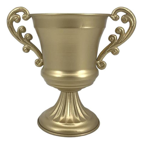Vaso De Flores Retrô De Metal Em Forma De Taça De Vinho - Imagem 9