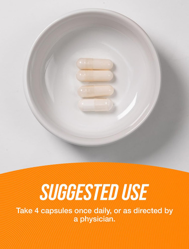 Suplemento De Taurina Bulksupplements.com 2000 Mg 360 Cápsul - Imagem 4