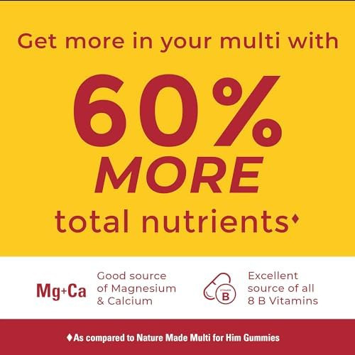 Gomas Multivitamínicas Avançadas Da Nature Made Para Ele Com - Imagem 2