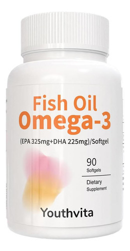 Youthvita Omega 3 Peixe Óleo 1000mg, Epa Dha Tripla Força Pa