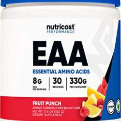 Suplemento Nutricost Eaa Powder 30 Porções Fruit Punch Flav