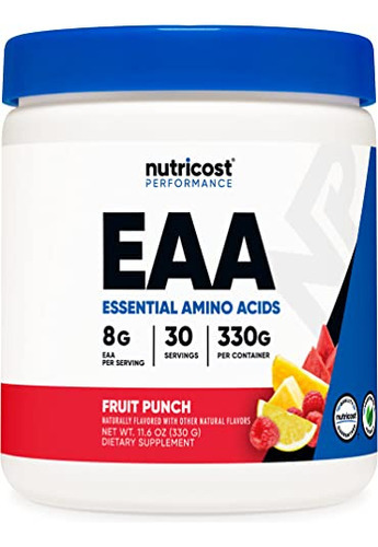 Suplemento Nutricost Eaa Powder 30 Porções Fruit Punch Flav
