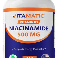 Vitamatic Niacinamida 500 Mg 240 Comprimidos - Vitamina B3 S